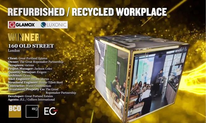 2/2 refurbished/recycled workplace award