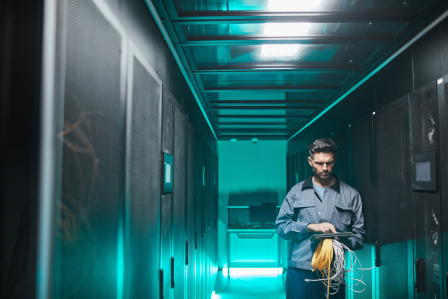Network Engineer in Service Room